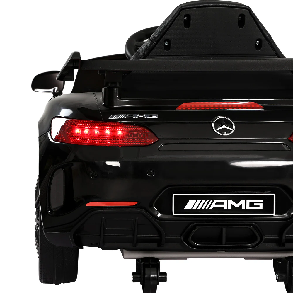 Kids Ride On Car Mercedes-Benz AMG GTR Electric Toy Cars 12V - Black - Nurns