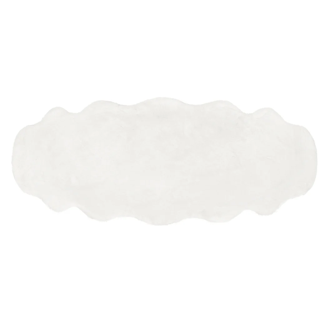 Lennon 60x160cm Floor Rug Area Rugs Cloud Fluffy - White - Nurns