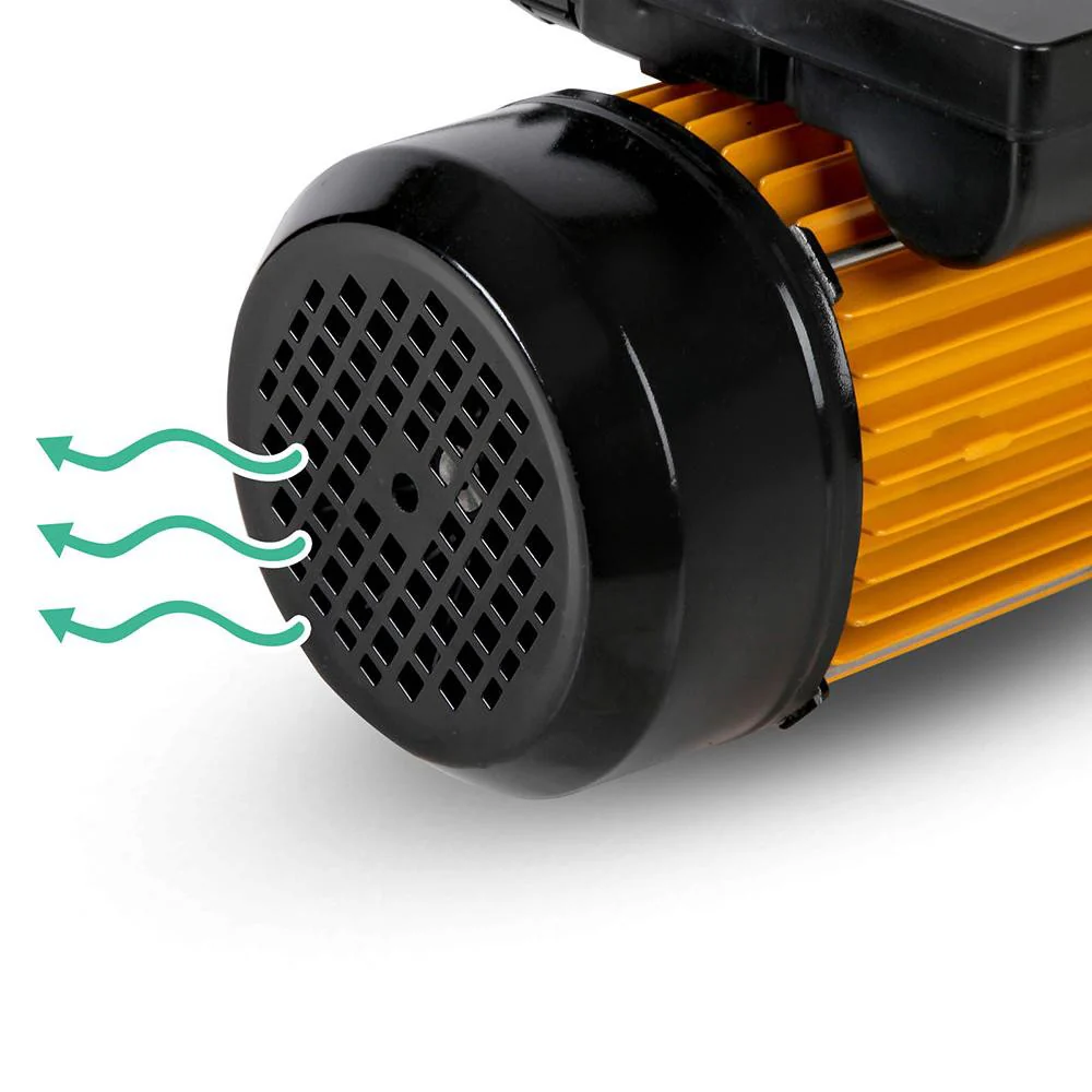 Garden Water Pump High Pressure 2500W 5-Stage Tank Irrigation - Black - Nurns