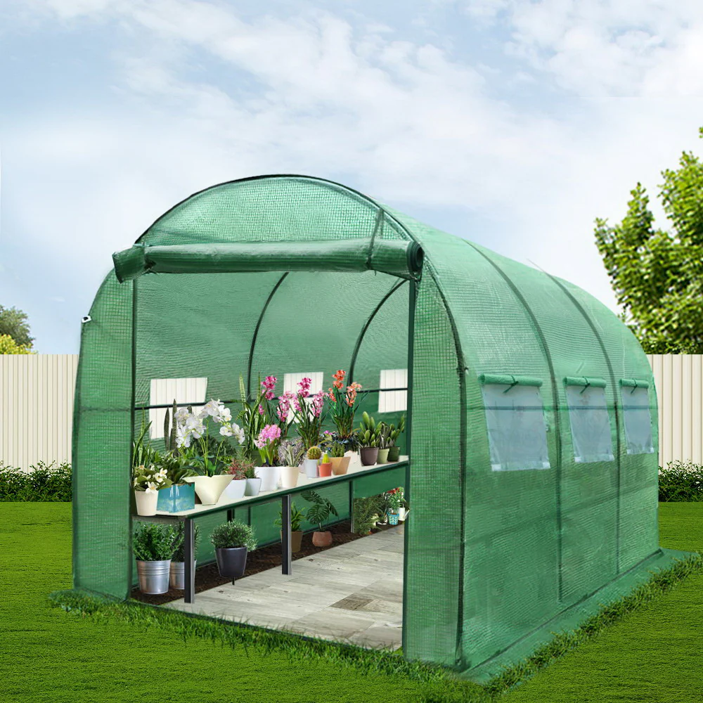 Greenfingers Greenhouse 3x2x2M Walk in Green House Tunnel Plant Garden Shed Dome - Nurns