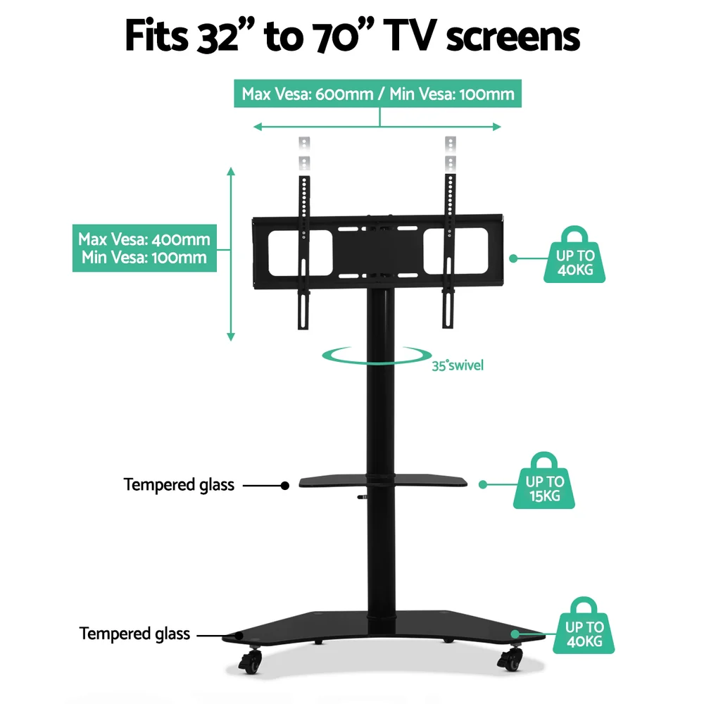 Mobile TV Stand for 32