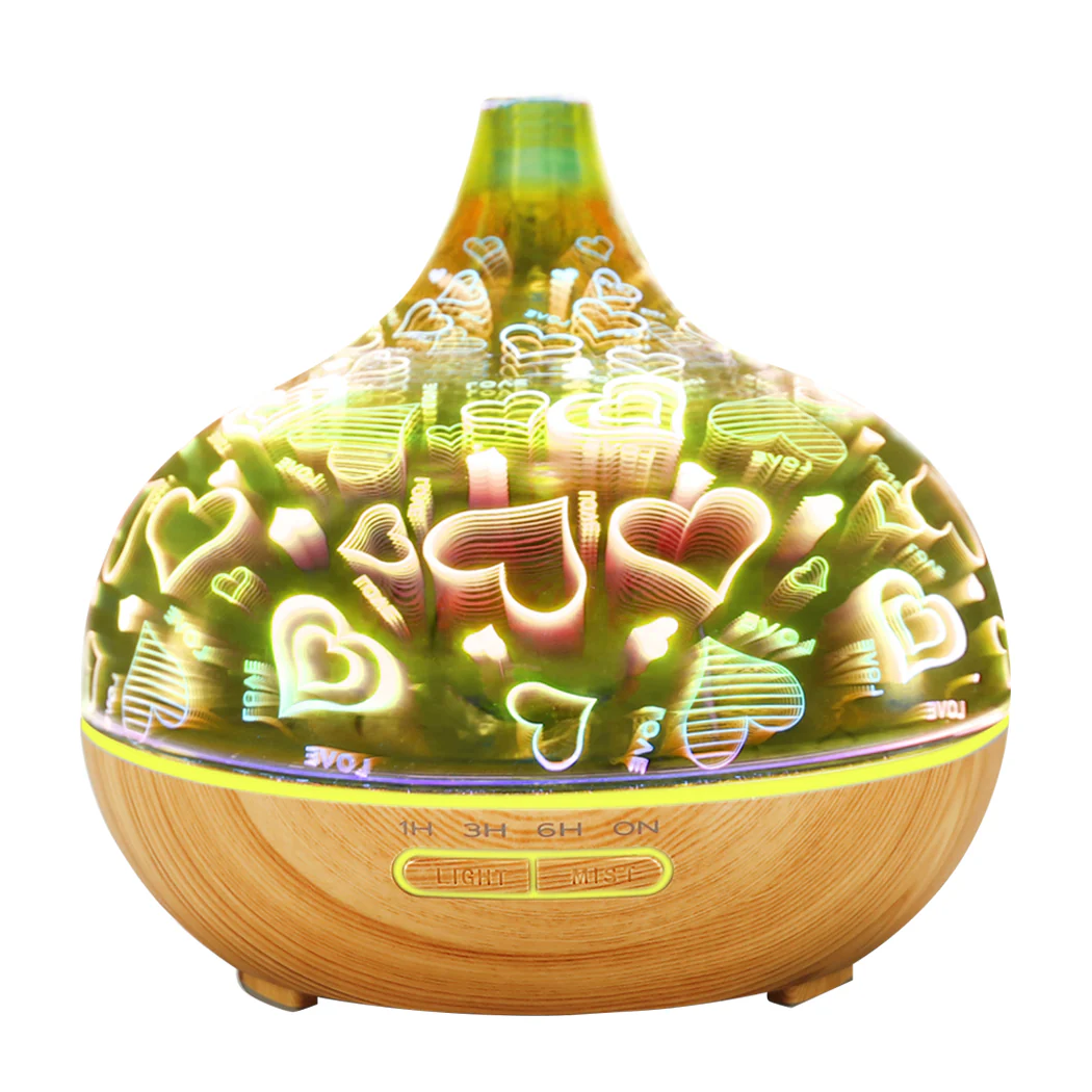 Aroma Diffuser Aromatherapy Ultrasonic Humidifier Essential Oil Purifier Heart - Nurns