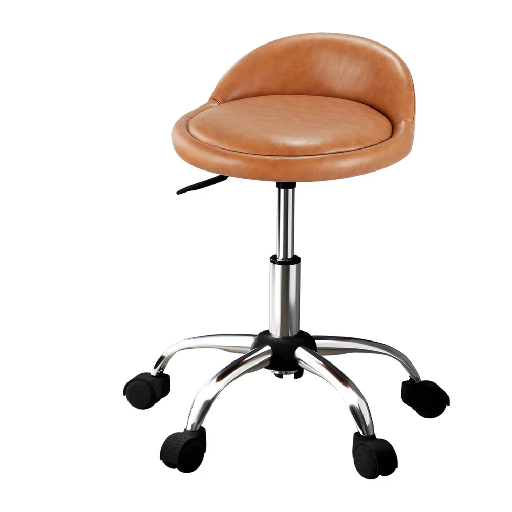 Salon Stool Swivel Chair Backrest Chairs - Nurns