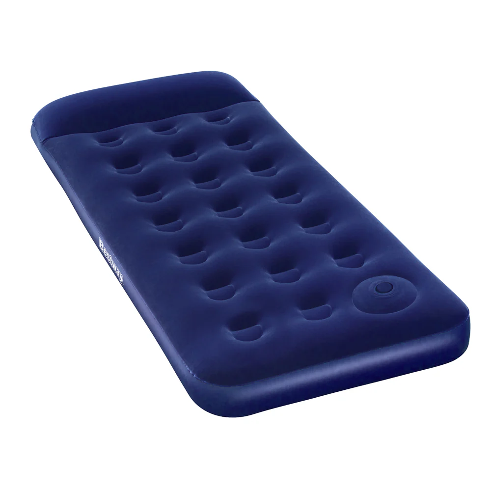 Factory Buys Inflatable Air Mattress - Navy Single - Nurns