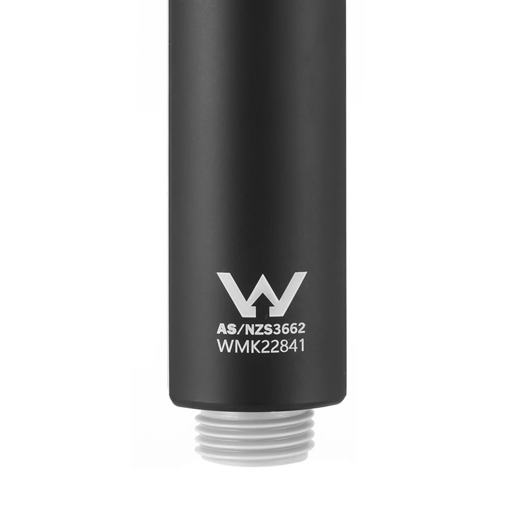 Handheld Shower Head 3.1'' High Pressure 3 Spray Modes Square - Black - Nurns