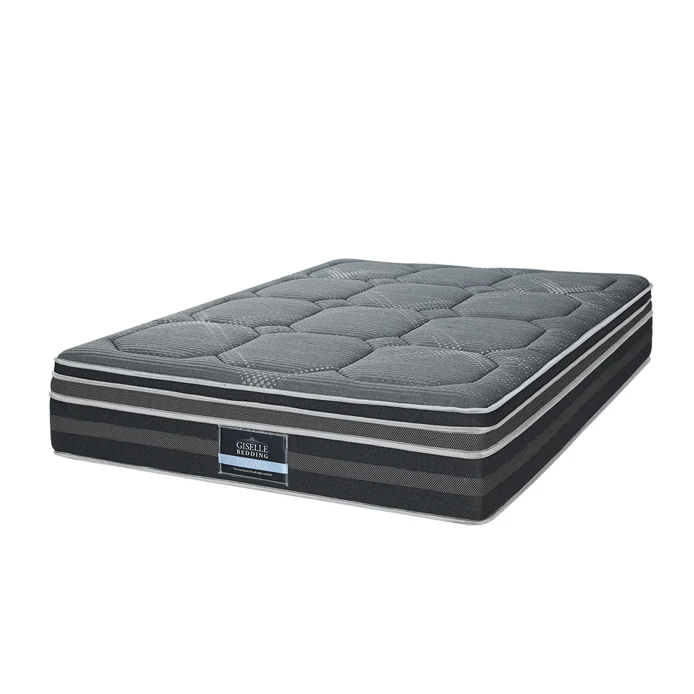 Alexa 35cm Mattress 7 Zone Dual Euro Top Pocket Spring Medium Firm - King - Nurns