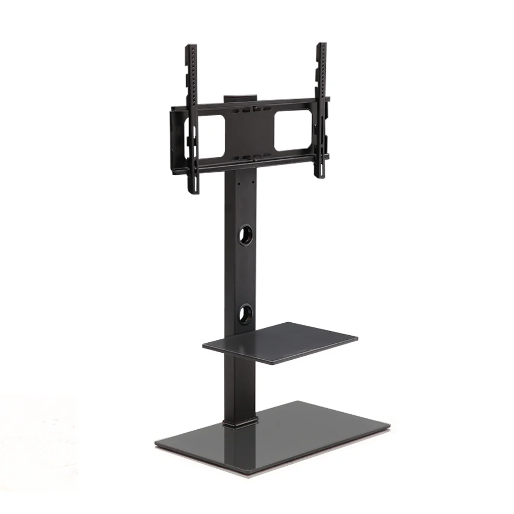 Floor TV Stand with Bracket Shelf Mount - Nurns