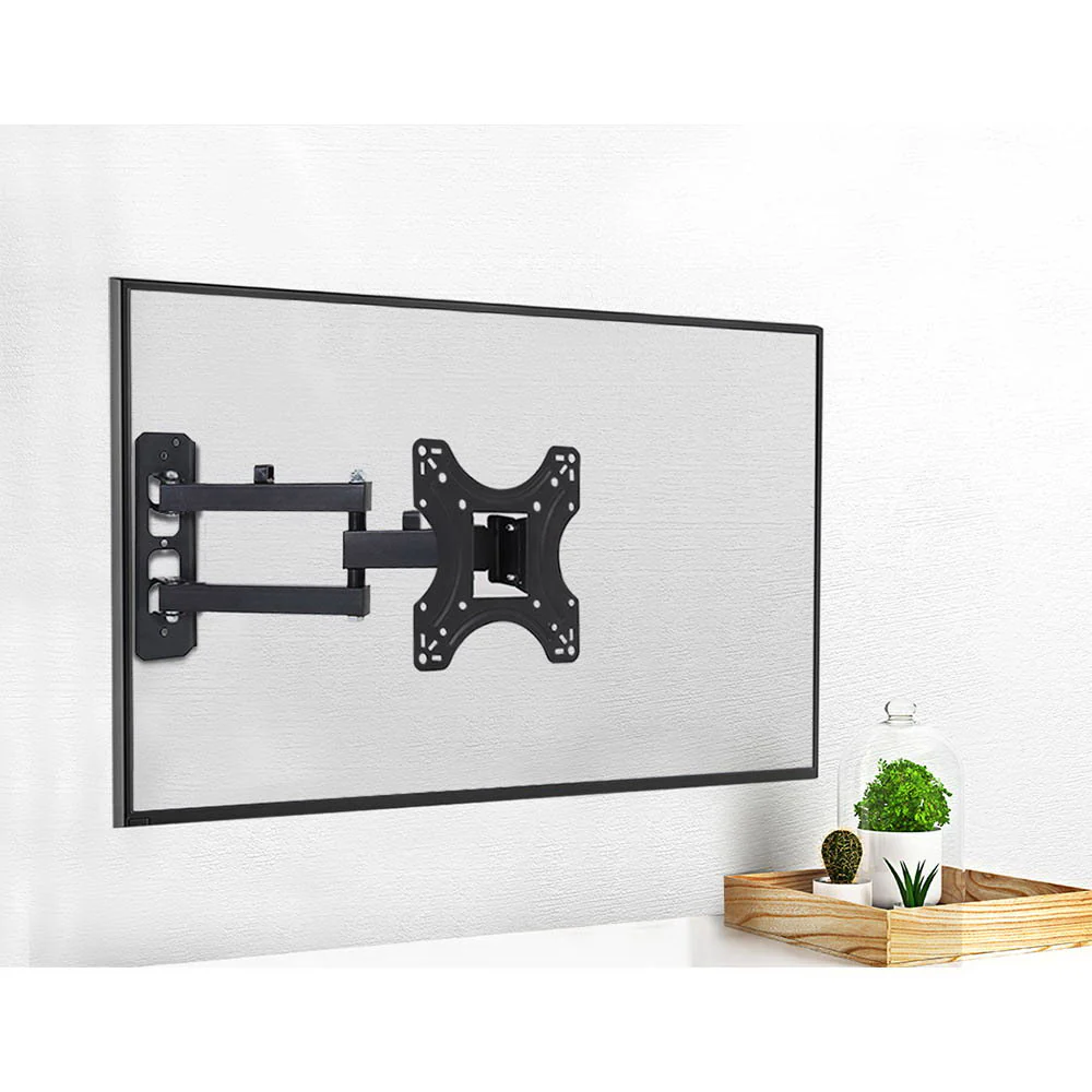 TV Wall Mount Bracket Tilt Swivel Full Motion 32 37 42 Inch Plasma Screen LCD - Nurns