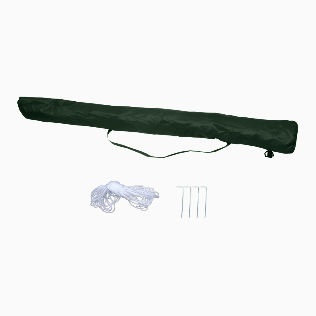 Mountview Beach Umbrella Outdoor Umbrellas Green 2.33M - Nurns