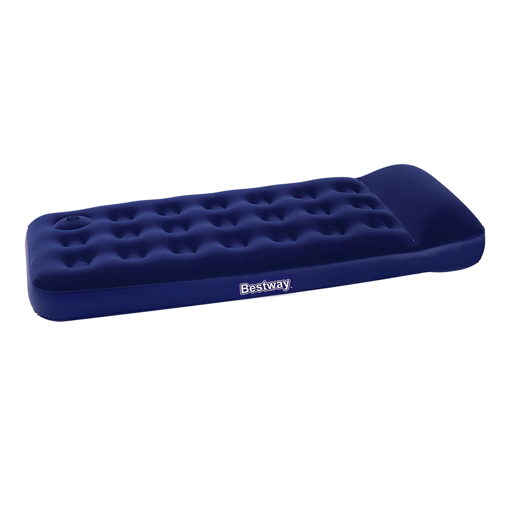 Factory Buys Inflatable Air Mattress - Navy Single - Nurns