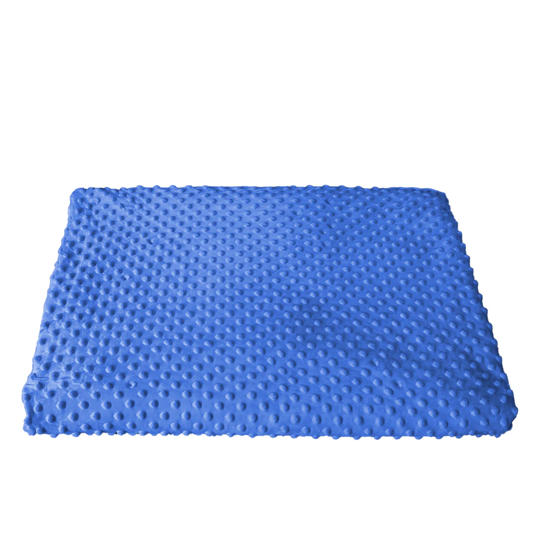 Whalen Weighted Soft Blanket Cover Double - Blue - Nurns