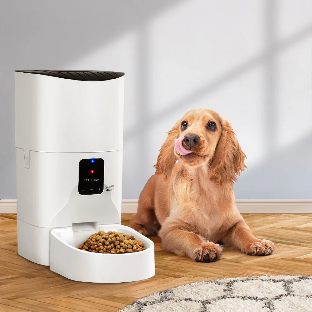 Automatic Pet Feeder 9L Auto Wifi Dog Cat Feeder Smart Food App Dispenser - Nurns