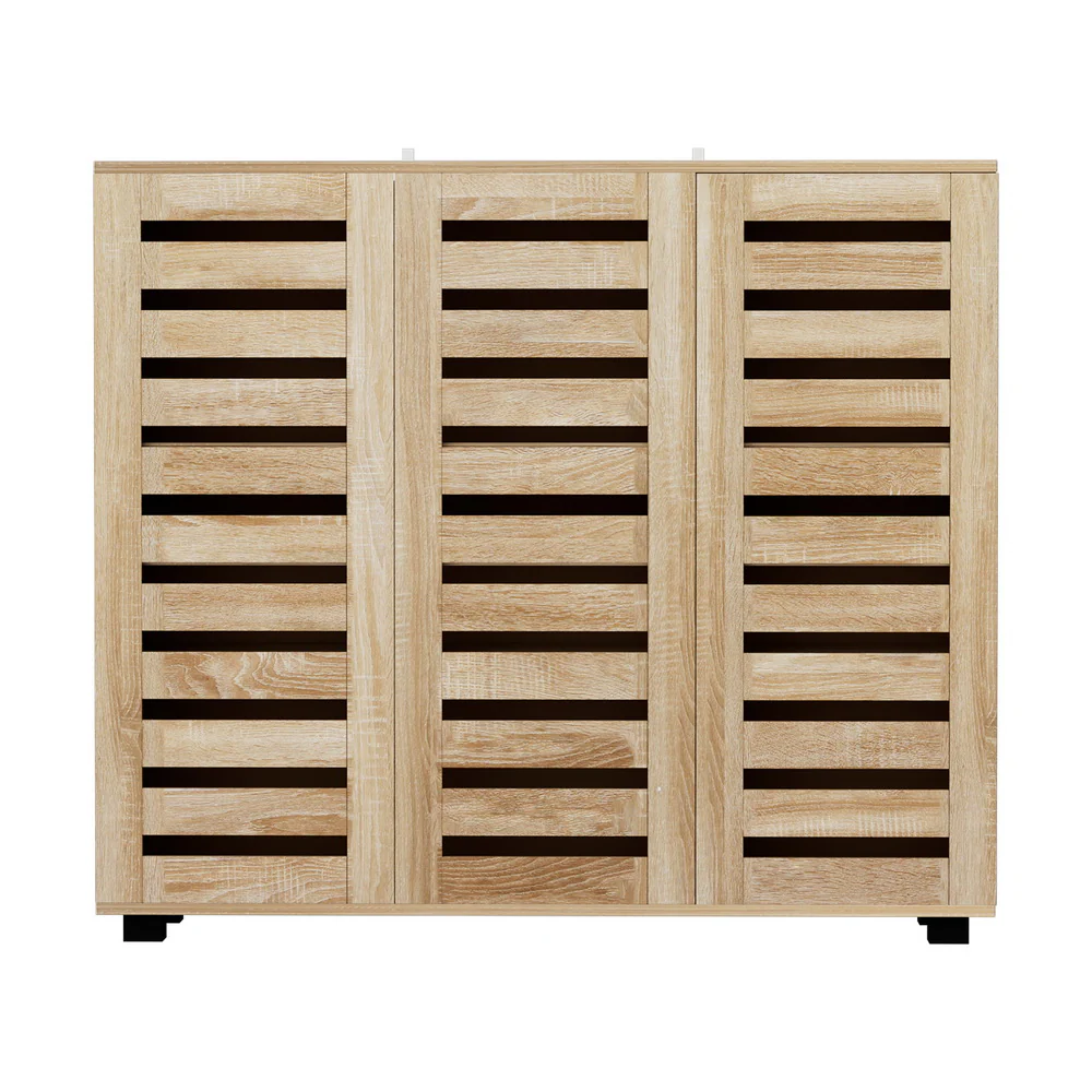 Artiss Shoe Rack Cabinet 30 Pairs Adjustable Shelf - Nurns