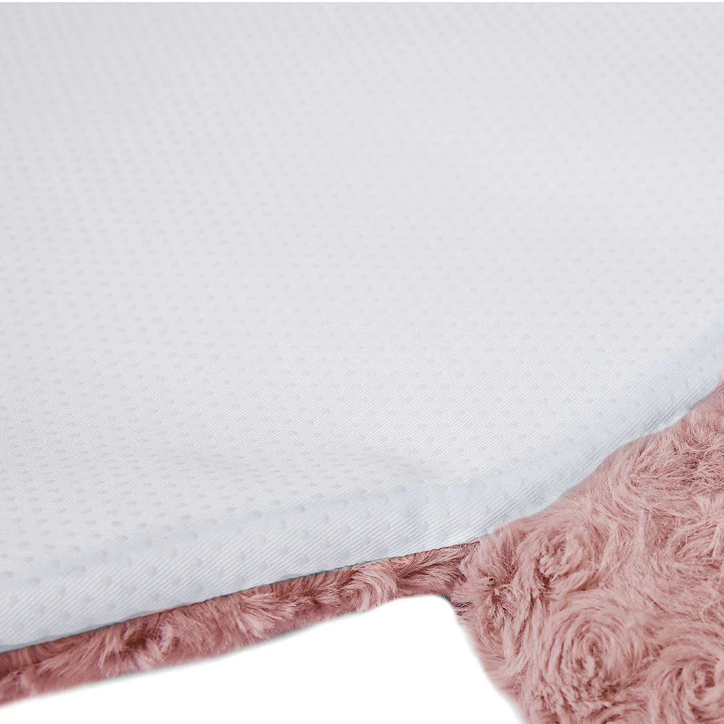 MEDIUM Dog Beds Pet Calming Squeaky - Pink - Nurns