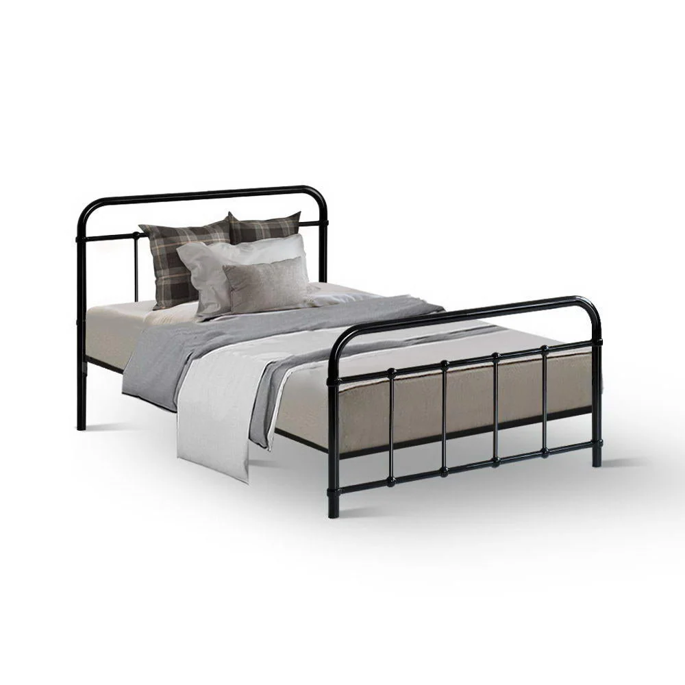 Jupiter Bed & Mattress Package - Black Single - Nurns