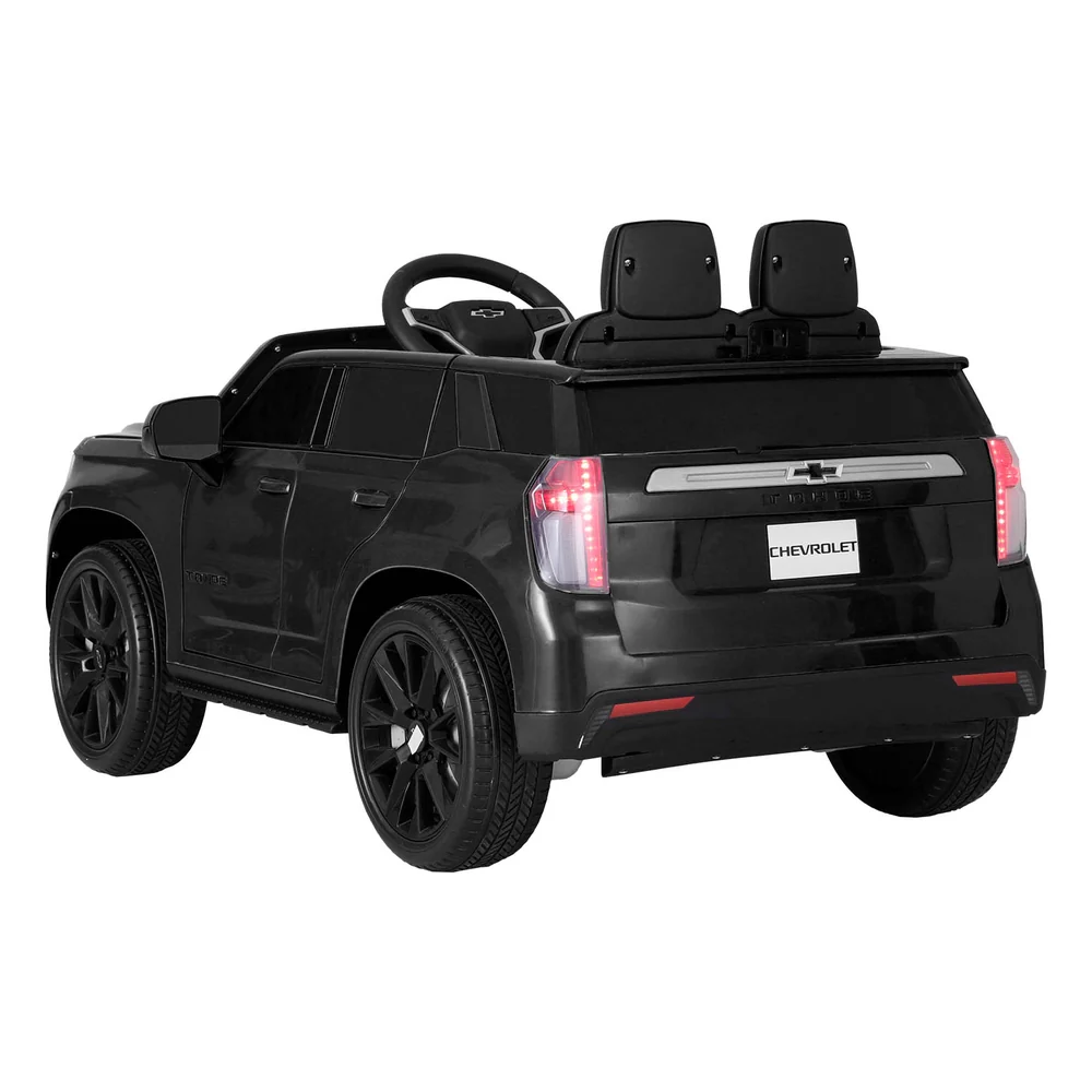 Kids Ride On Car Licensed Chevrolet Tahoe Electric Toys Horn Remote 12V - Black - Nurns