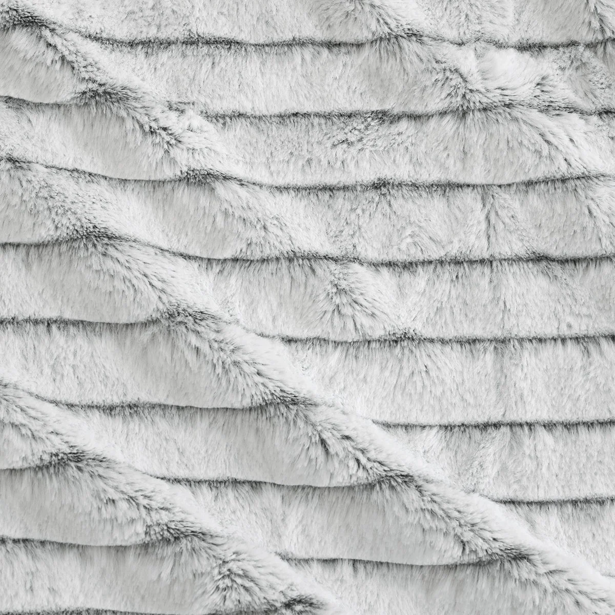 KING Faux Fur Super Soft Quilt Cover Set - Grey - Nurns