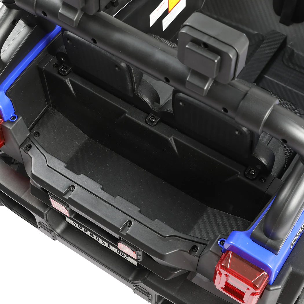 Kids Ride On Car Electric Jeep - Blue - Nurns