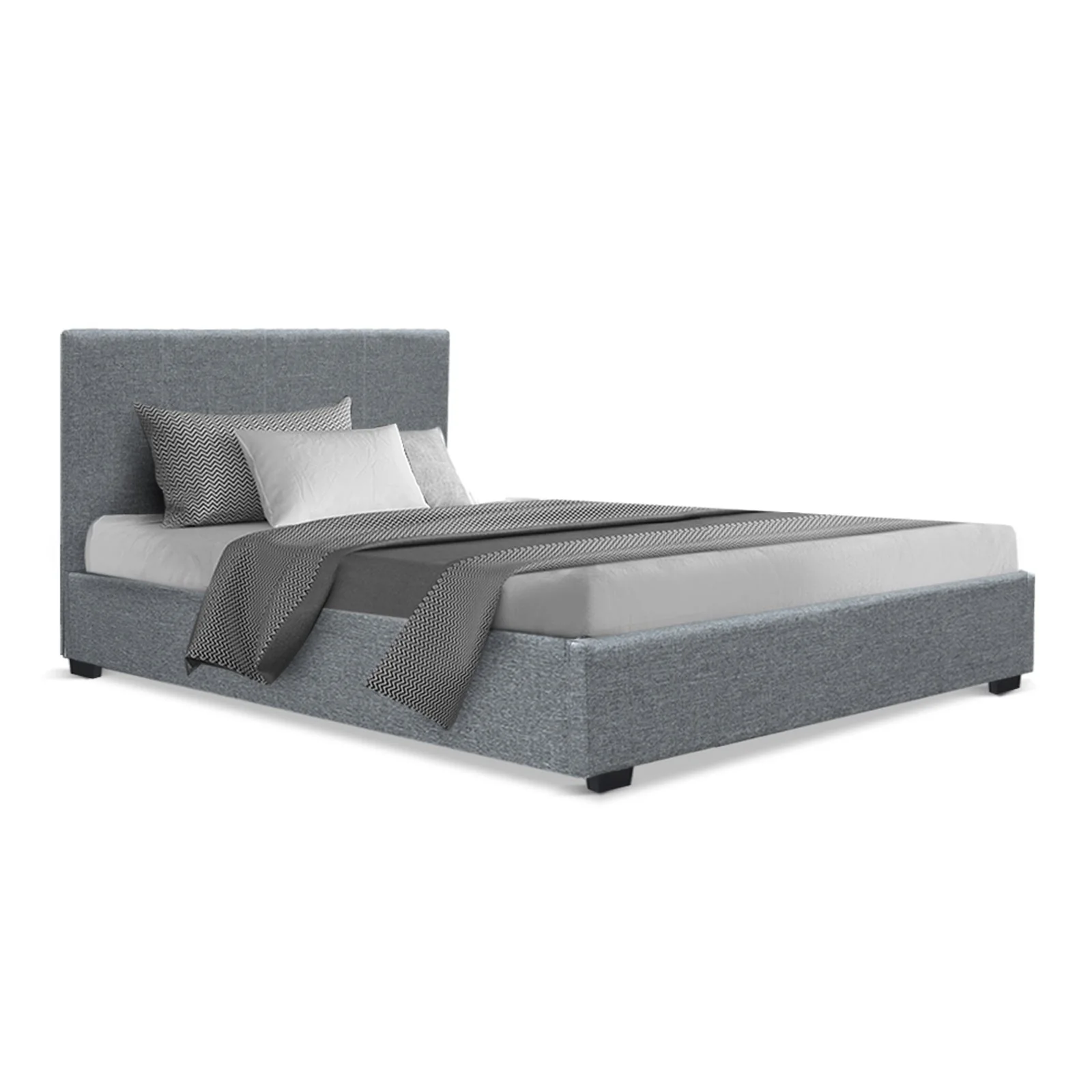 Ruby Bed & Mattress Package with 22cm Mattress - Grey King Single - Nurns