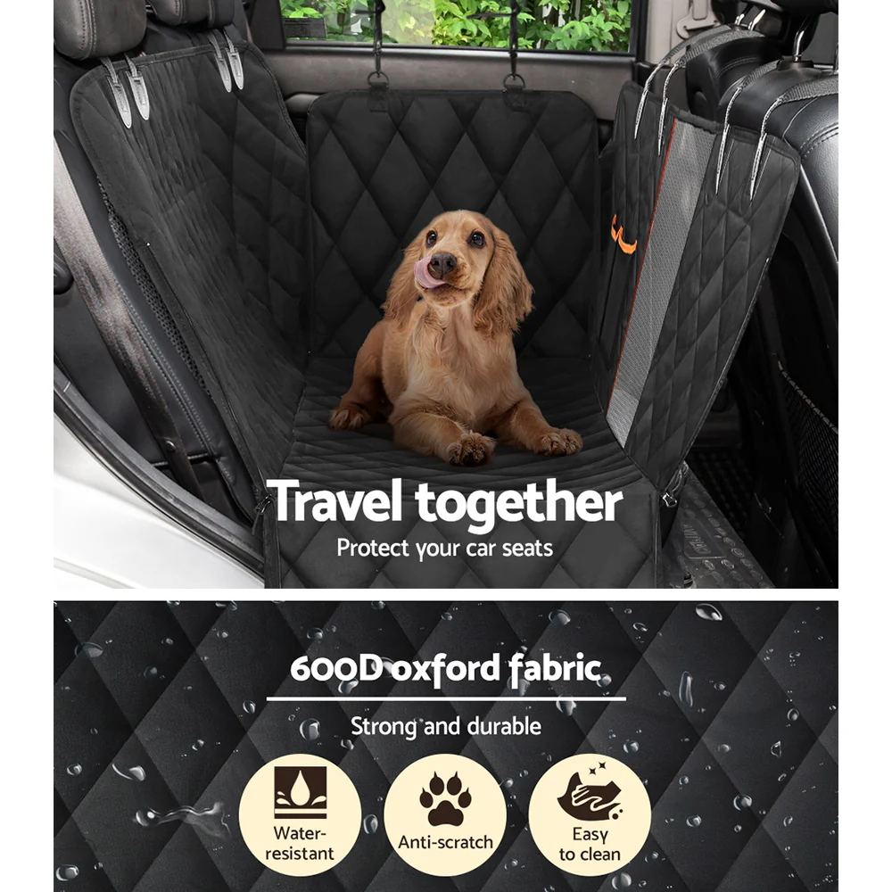Pet Car Seat Cover Dog Hammock Protector Back Waterproof Belt Non Slip Mat - Nurns
