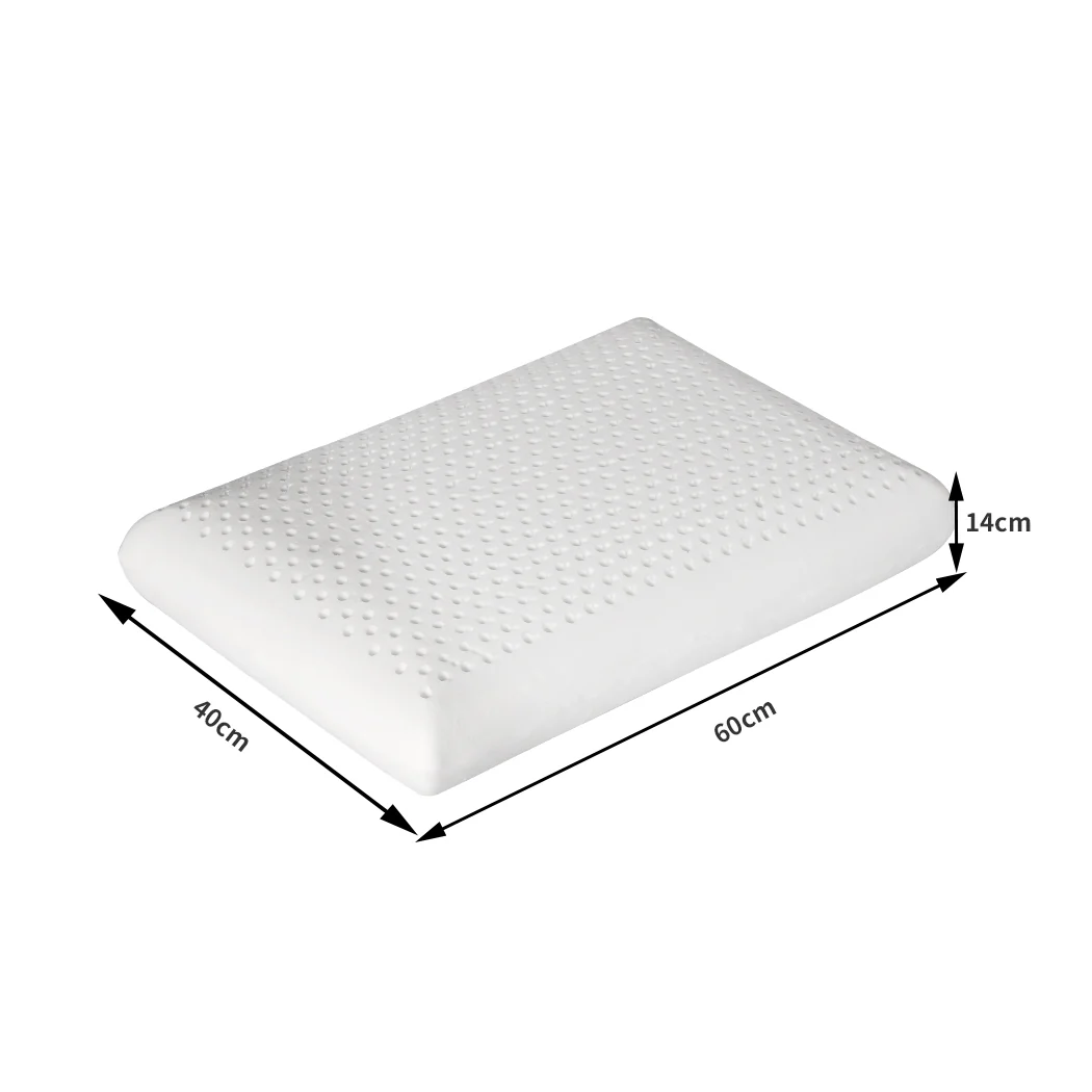 Set of 2 Natural Latex Pillow Removable - Nurns