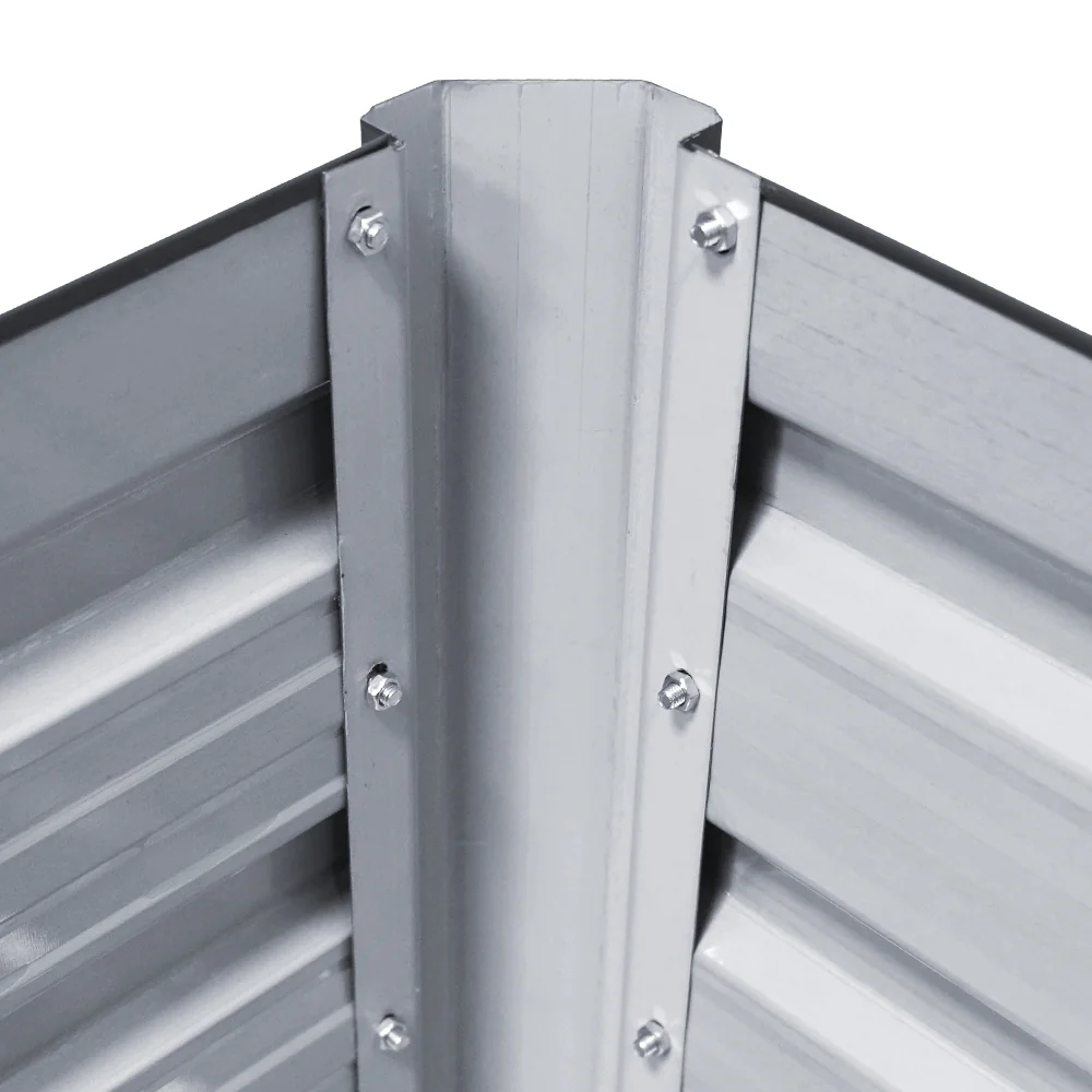 Garden Bed 320x80x45cm Planter Box Raised Container Galvanised Herb - Nurns