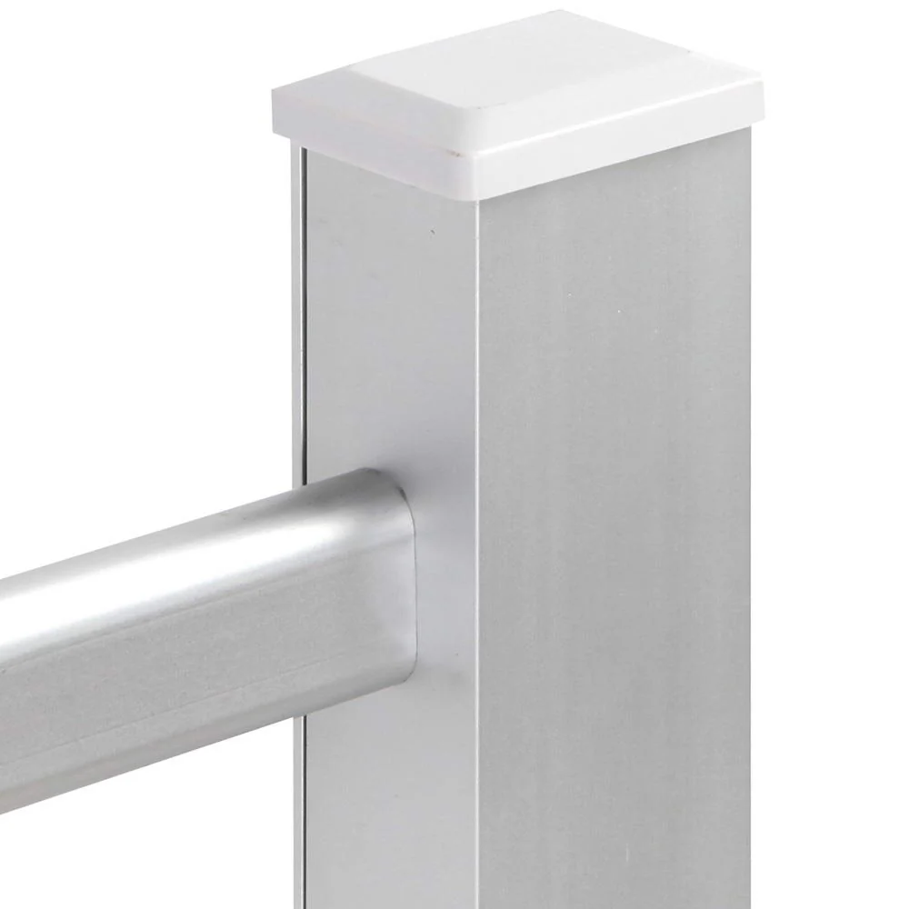 Electric Heated Towel Rail Rack 6 Bars Freestanding Clothes Dry Warmer - Nurns