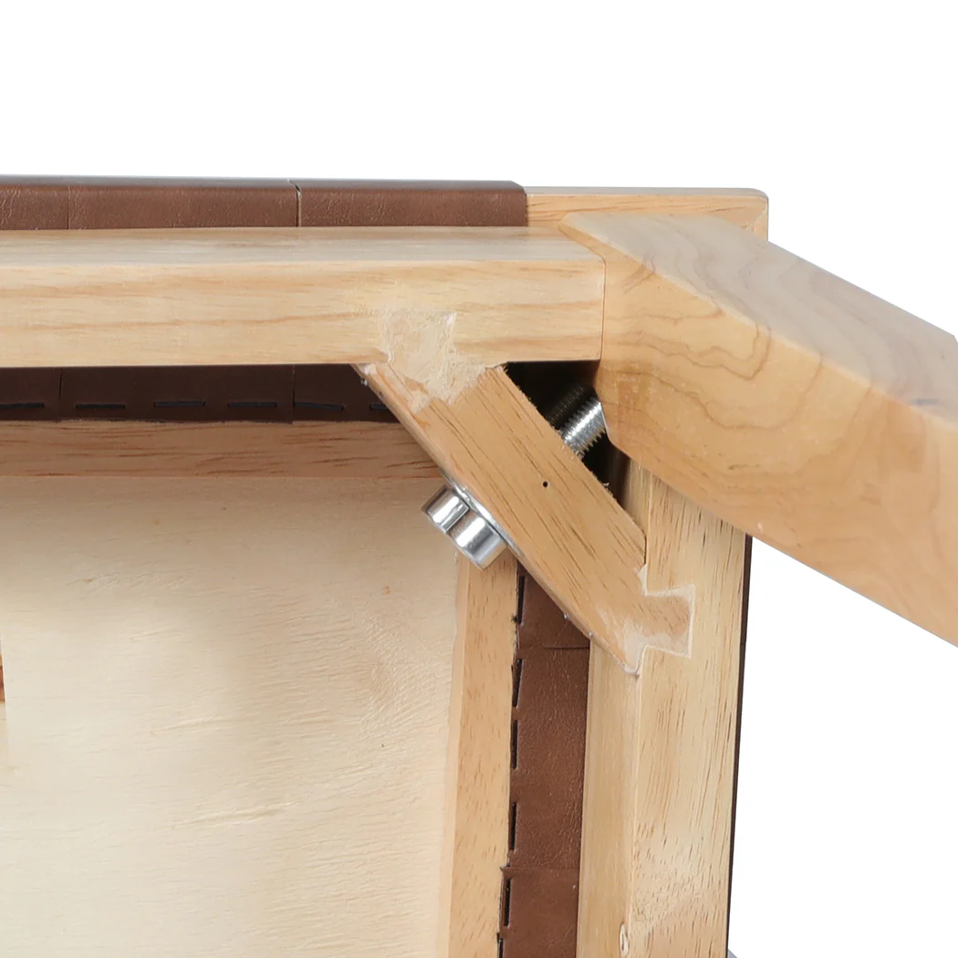 Bronwen Set of 2 Dining Chairs PU Woven Leather Kitchen Chair Lounge Midcentury Modern - Brown - Nurns