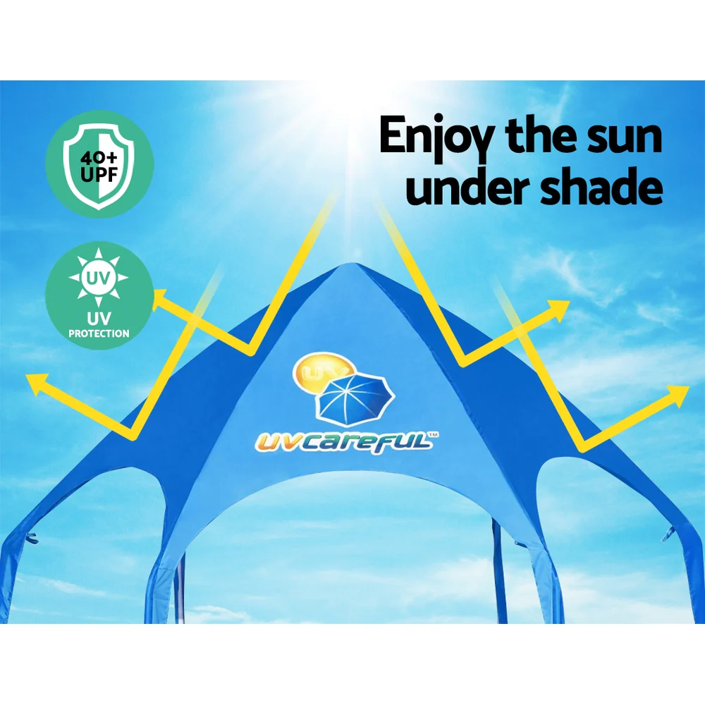 Bestway Kids Pool 183x51cm Steel Frame Swimming Play Pools Canopy 930L - Nurns