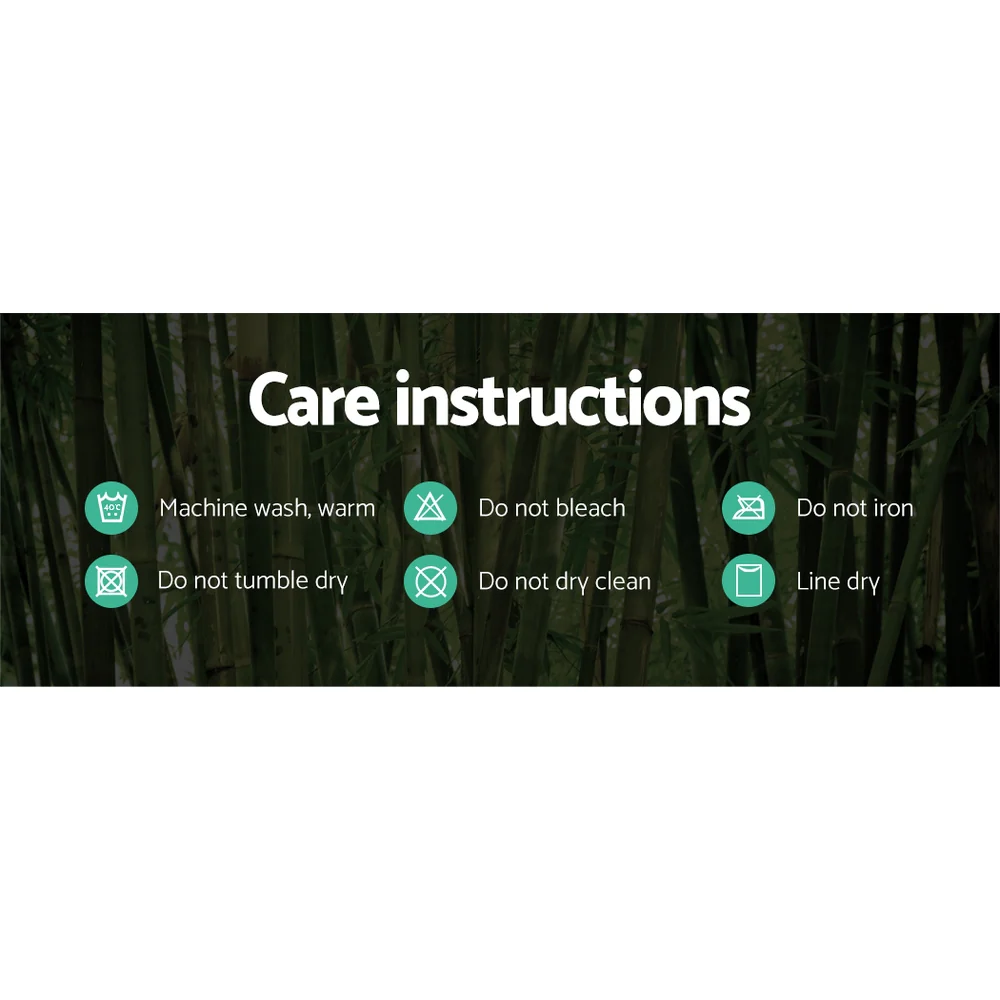 King Giselle Bedding 800GSM Microfibre Bamboo Quilt - Nurns