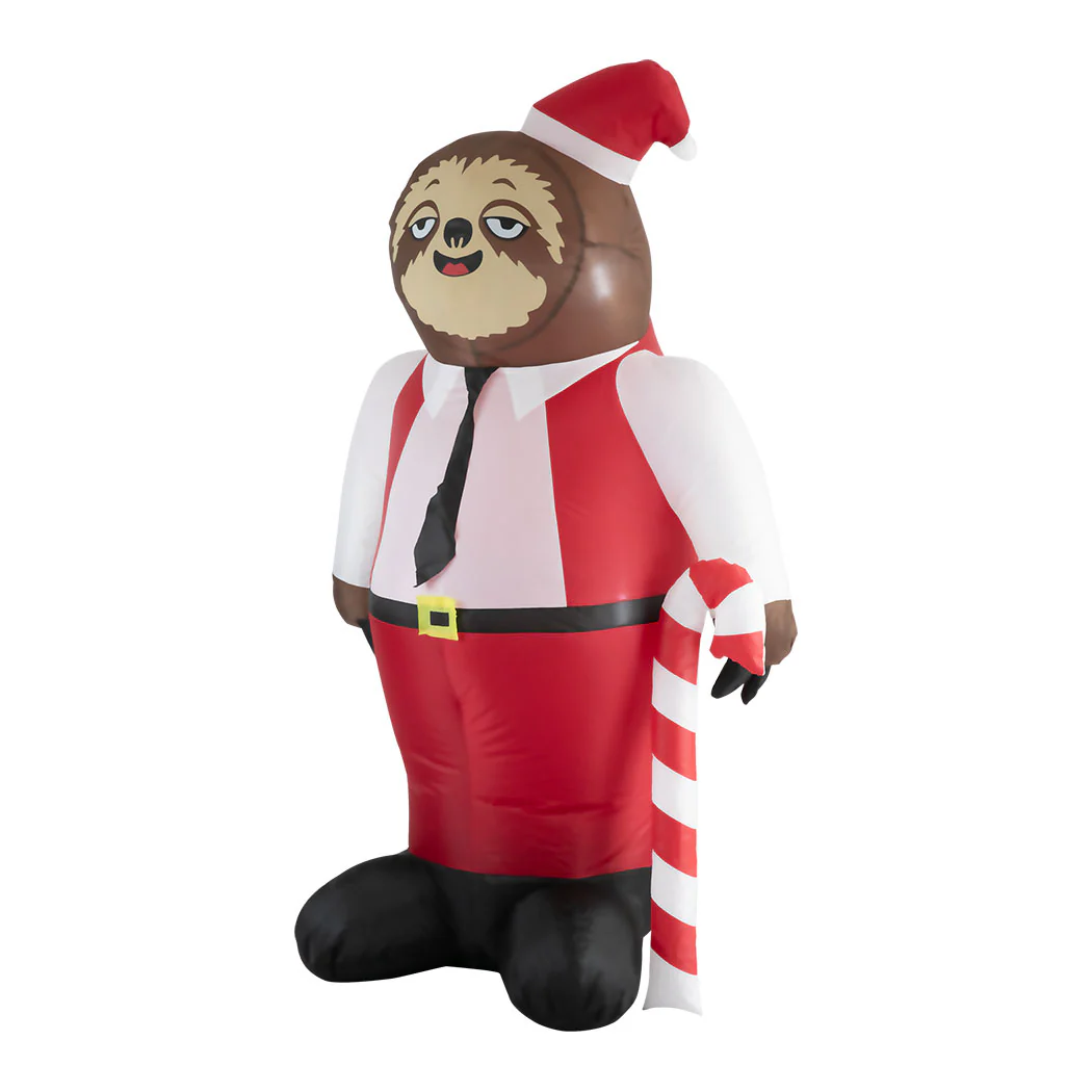 Sloth Christmas Inflatable Xmas Decorations - 1.65M - Nurns