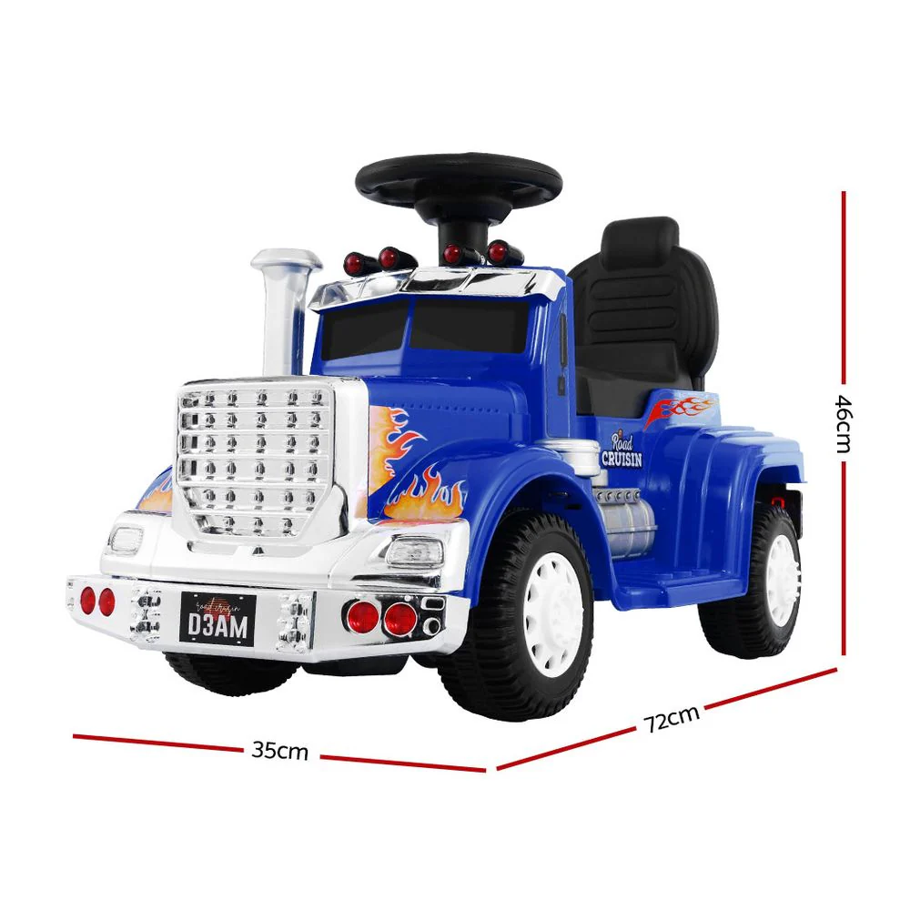 Ride On Cars Kids Electric Toys Car Battery Truck Childrens Motorbike Toy - Blue - Nurns