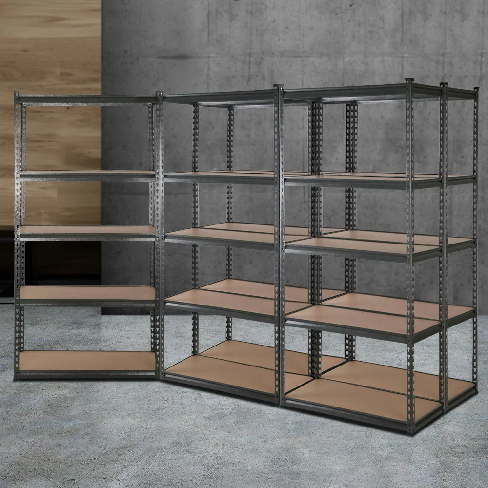 Giantz 5x1.8M Garage Shelving Warehouse Rack Pallet Racking Storage Charcoal - Nurns