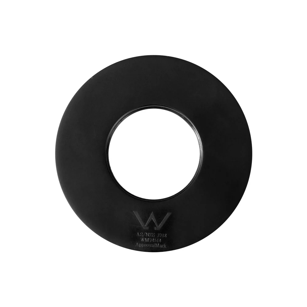 Bathroom Mixer Spout Wall Bath Tap Round Swivel Bathtub Black - Nurns