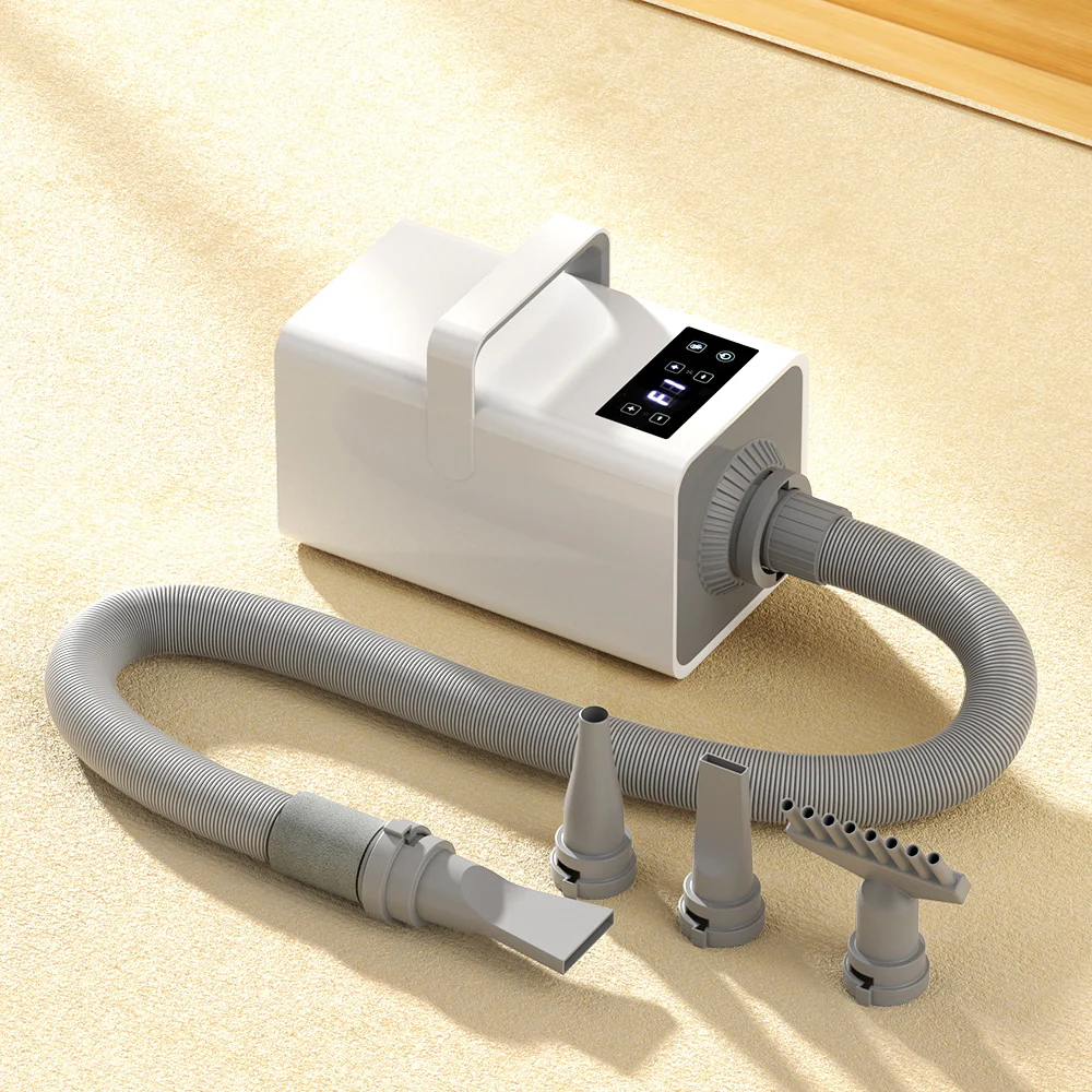 Pet Hair Dryer Dog Cat Grooming Speed Heater Blower Hairdryer Low Noise - Nurns