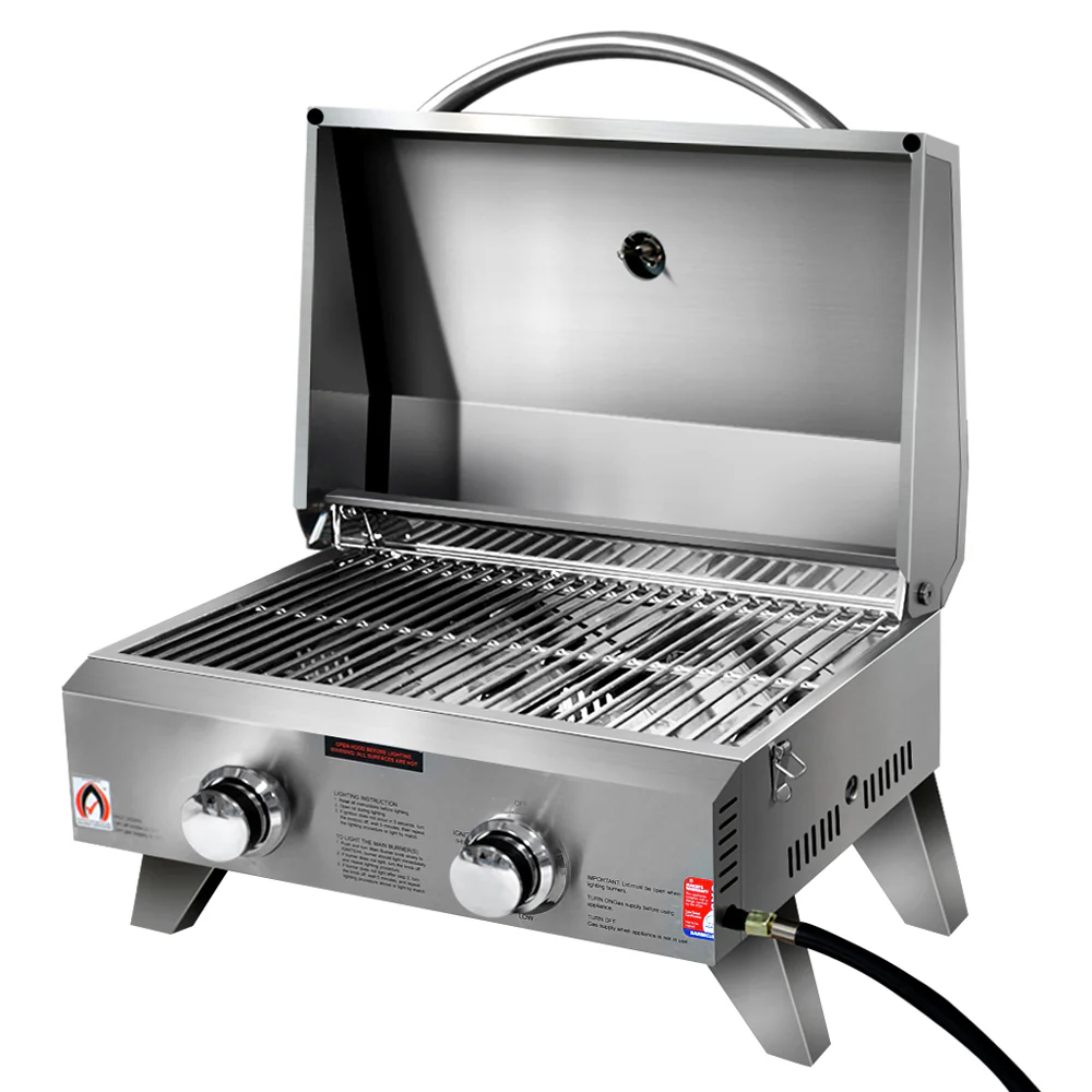 Portable 2 Burner Gas BBQ - Nurns