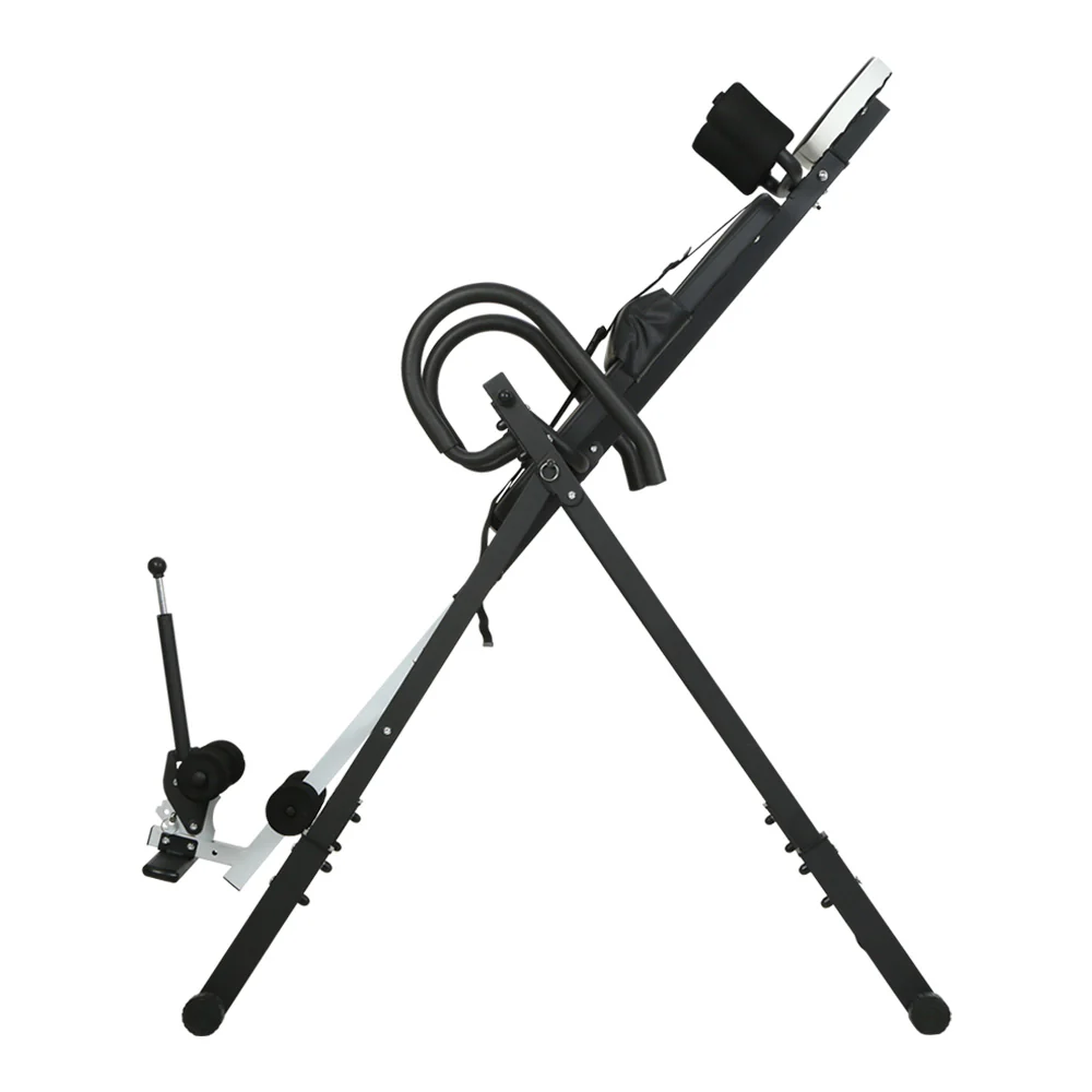 Everfit Inversion Table Gravity Exercise Inverter Back Stretcher Home Gym Grey - Nurns