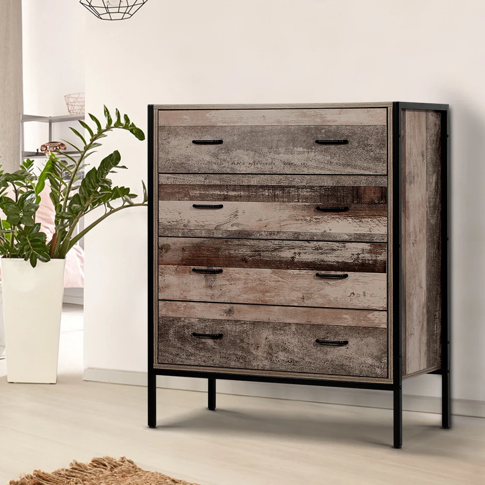 Artiss 4 Chest of Drawers - Nurns