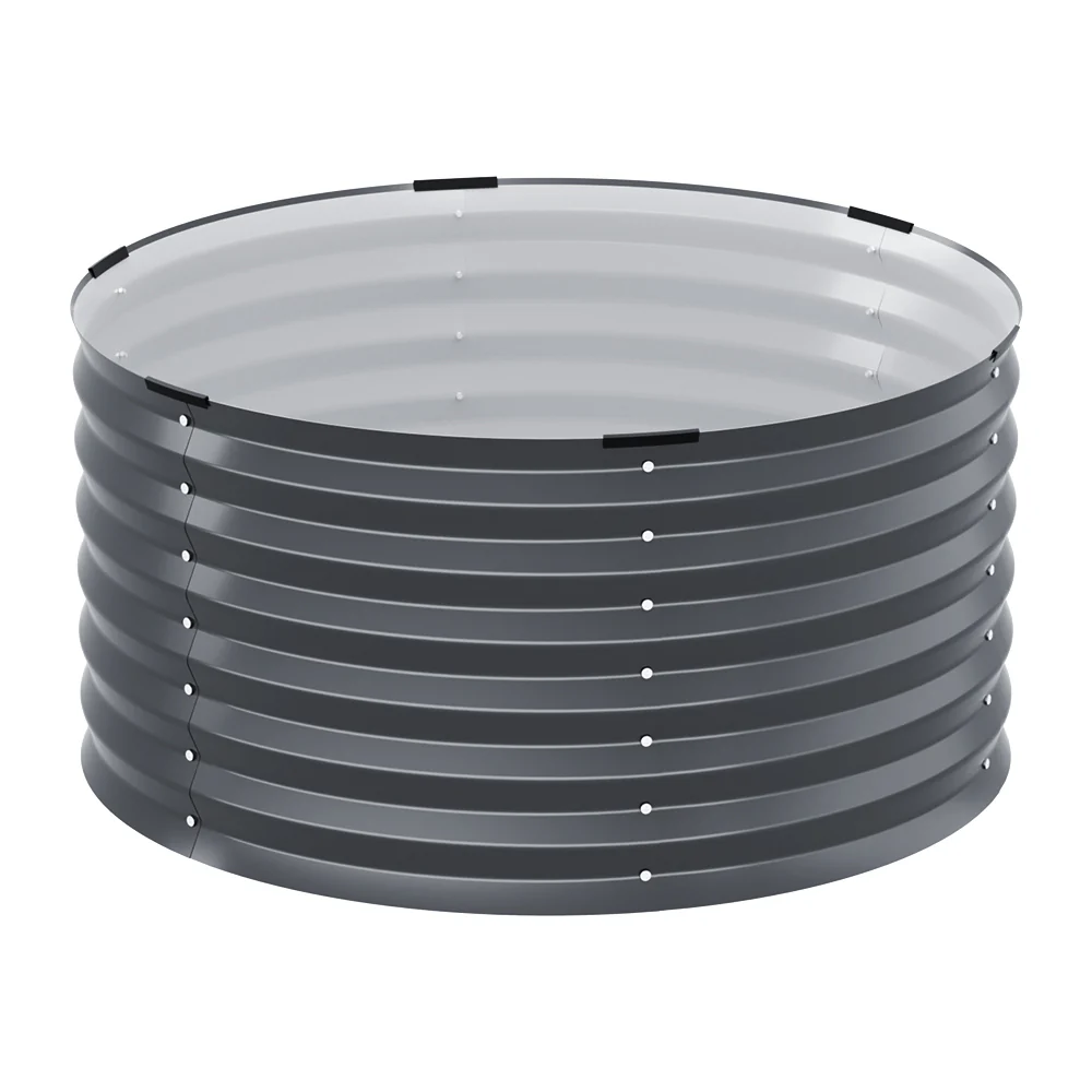 Garden Bed 90x45cm Planter Box Raised Container Galvanised Steel - Nurns