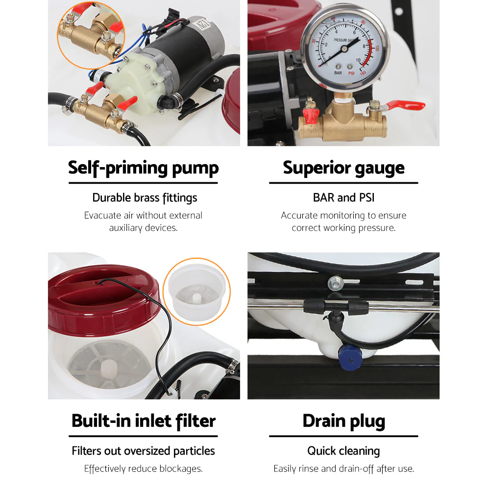 60L ATV Weed Sprayer - Nurns