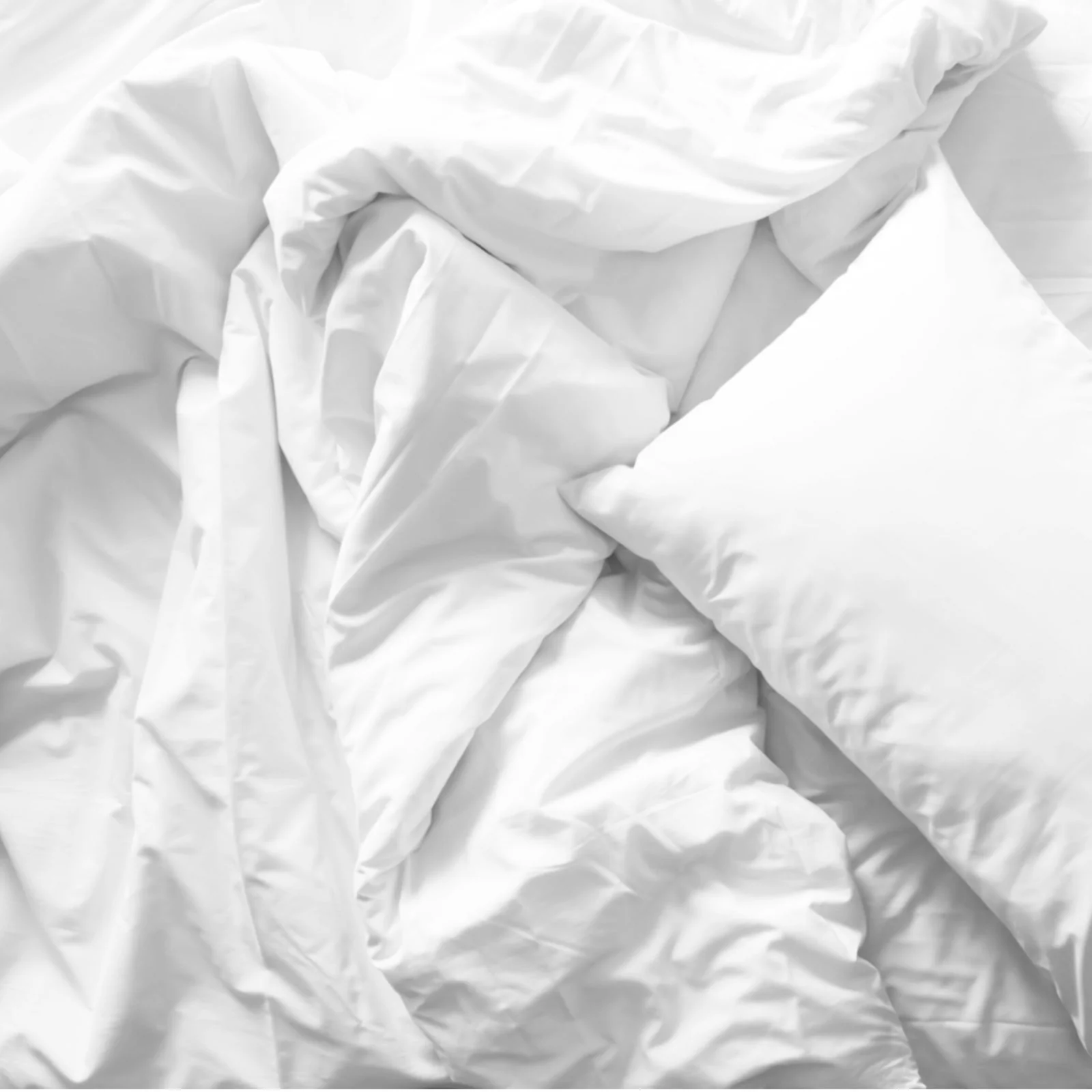 KING Blended Bamboo Quilt Cover Set - White - Nurns