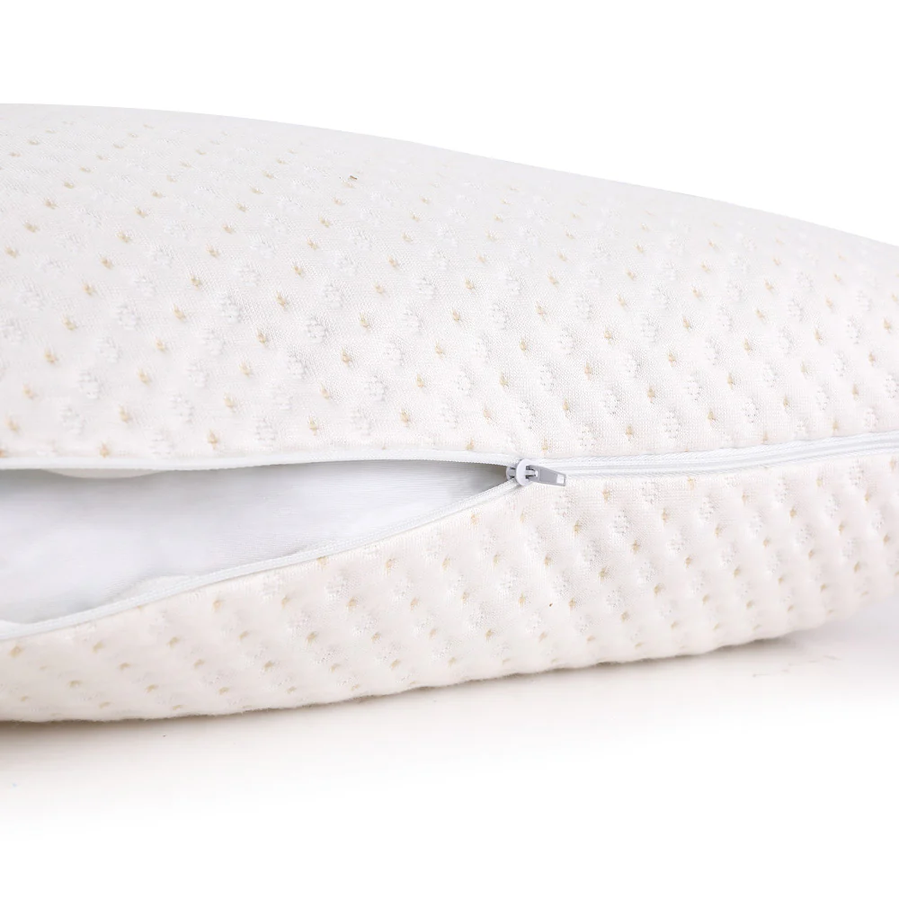 Set of 2 Memory Foam Pillow Bamboo Cover - Nurns