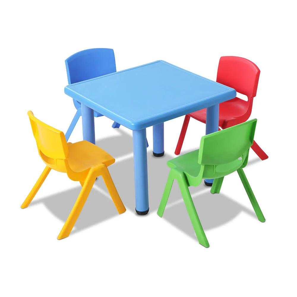 Perryn 5-Piece Kids Table & Chairs Set - Multicolour - Nurns