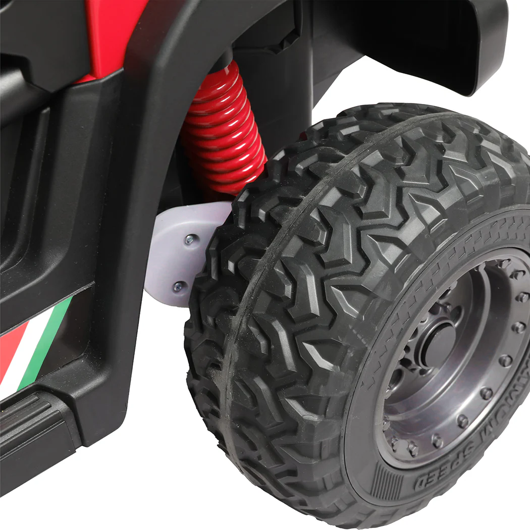 Kids Ride On Car Electric Jeep - Red - Nurns