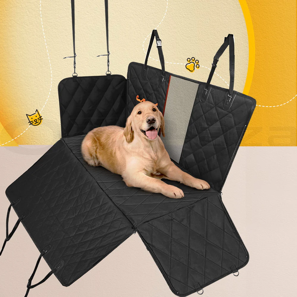 Pet Car Seat Cover Dog Hammock Protector Back Waterproof Belt Non Slip Mat - Nurns