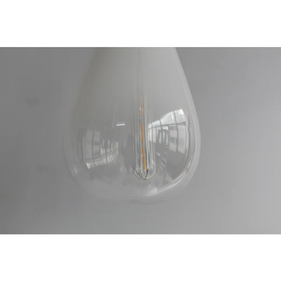 Teardrop-Shaped Pendant Light - White - Nurns