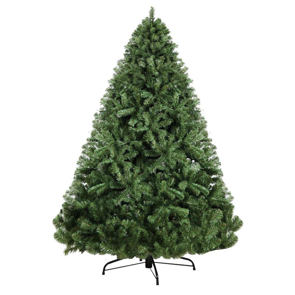 8ft 2.4m 1500 Tips Christmas Tree Xmas Tree Decorations Green - Nurns