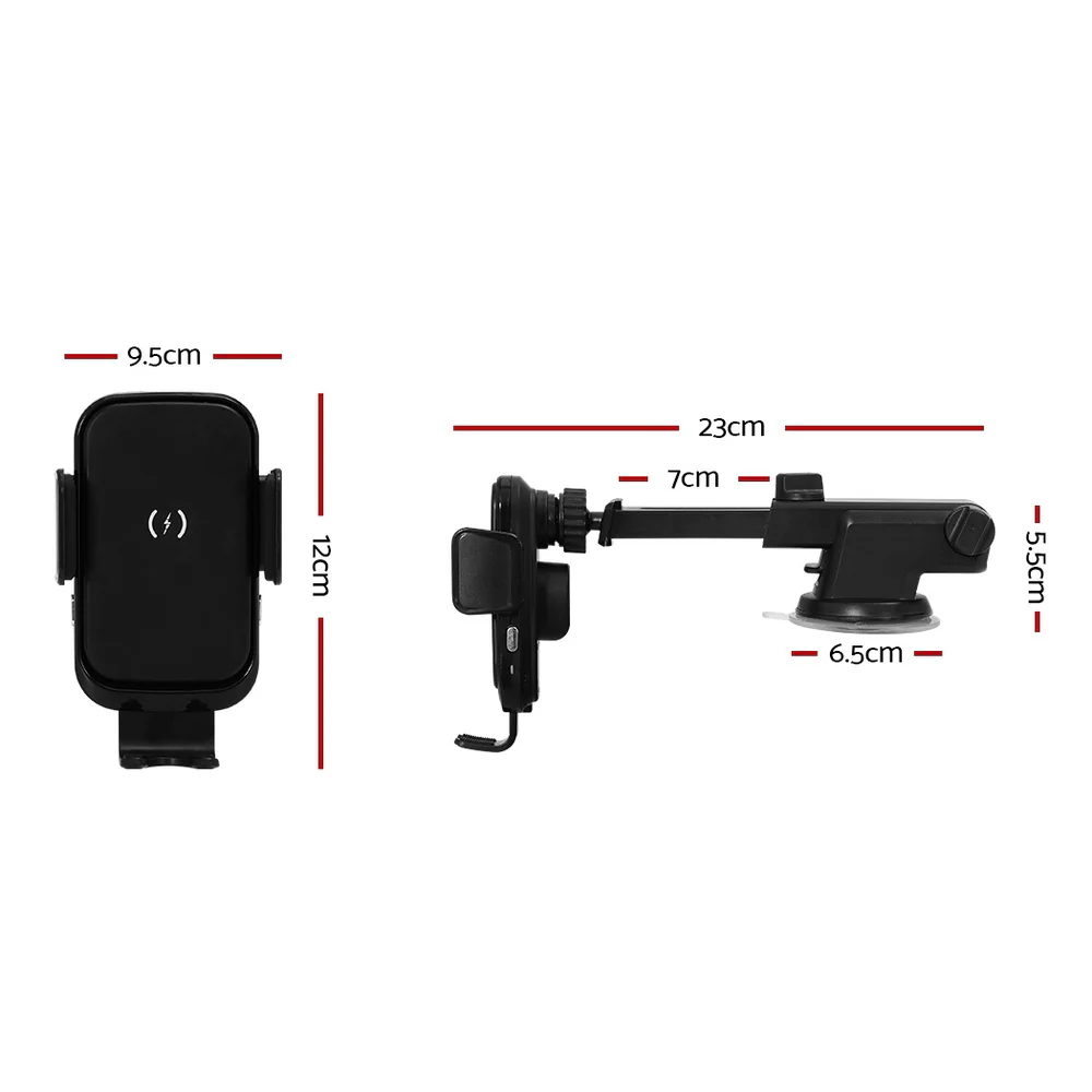 Wireless Car Charger Fast Charging Car Mount Vent Suction cup - Nurns