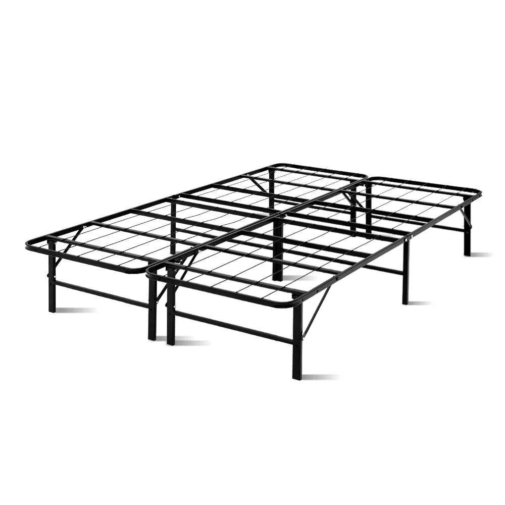 Garnet Bed & Mattress Package - Black Double - Nurns