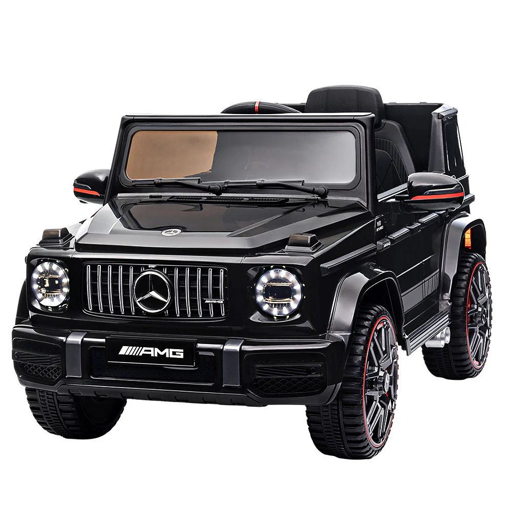 Mercedes-Benz Kids Ride On Car Electric AMG G63 Licensed Remote Cars 12V - Black - Nurns